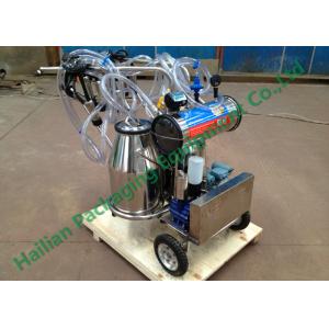 Buy cheap Hand Operated Milk Sucking Machine Twin Buckets With Vacuum Pump from wholesalers