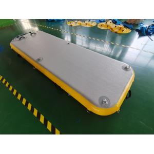 Custom Drop Stitch Fabric Floating Inflatable Patio Dock 3m 4m 5m 6m For Swim