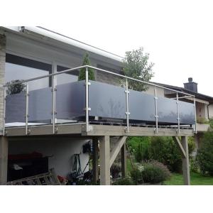 Buy cheap Side Mounted Stainless Steel Glass Balustrade For Balcony And Deck from wholesalers