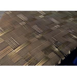 Buy cheap Customized Woven Metal Textile For Tempered Laminated Glass from wholesalers