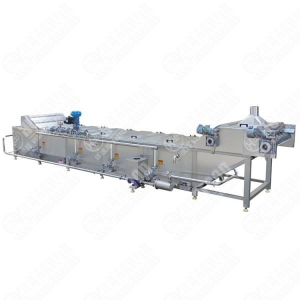 Fruits and vegetables coconut meat/mushroom blanching machine, continuous almond