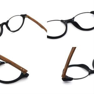 Wood Grain Retro Optical Eyeglasses Handmade Acetate Glasses MR 5359