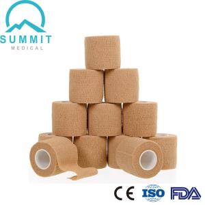 Buy cheap Hypoallergenic 5cmx4.5m NonWoven Elastic Cohesive Bandage Self Adhesive from wholesalers