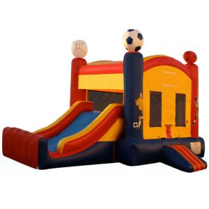Buy cheap Customized Children Inflatable Castle Bounce House With Slide from wholesalers