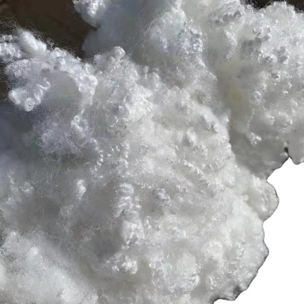 Buy cheap Hollow Conjugated Fibre High Tensile Siliconized Polyester Fibre White from wholesalers