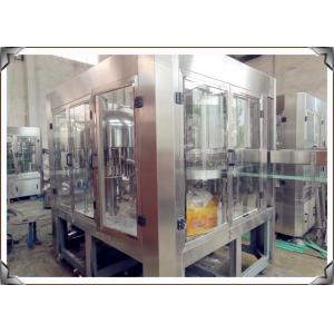 Easy Operate Vial Liquid Beverage Filling Machine PLC Control 3 In 1 Water