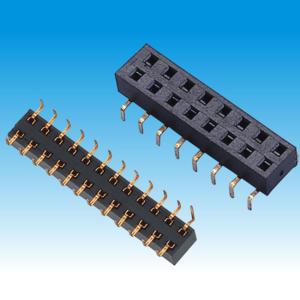 Buy cheap Bottom Entry Female Header Connector Height 3.5 Dual Row SGS Certification from wholesalers