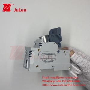 Buy cheap 1000V DC Solar Photovoltaic Inverter Fuses RT18 Series 10x38 3P DIN Rail Mounted 32A Capacity For Fuse 1500V from wholesalers