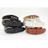Buy cheap Cutout Effect Personalized Leather Belts 3.5cm Width With Handwork Stitching product