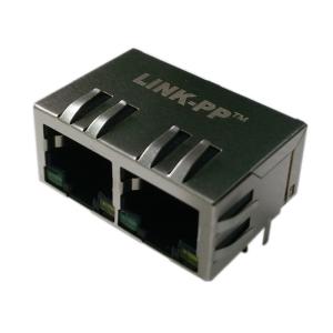 Buy cheap Dual Port Rj45 1000Base-T Shield W/LED XFGIB100-CLxu2-4MS Gigabit Ethernet from wholesalers