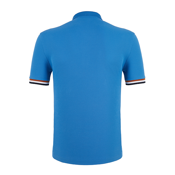 Short Sleeve Cotton Men'S Polo Shirts Anti Pilling With Custom Logo Color