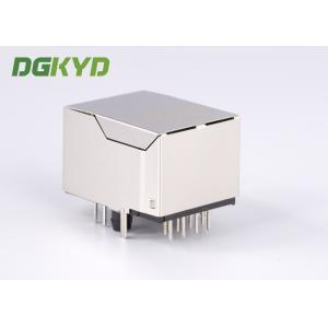 Shield RJ45 Modular Jack Female Magnetic Network Port With Lan Transformer