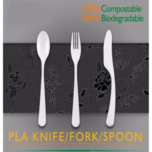 Buy cheap Compostable cutlery,PLA Biodegradable Disposable cutlery Biodegradable disposable cutlery plastic PLA cutlery,kitchenwar from wholesalers