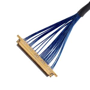 JAE Productions FI-JT40C-CSH1 To HD1P040MA1 Blue Miniature Coaxial Cable Wire