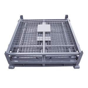 Stackable Galvanised Stillages Pallet Cage For Automotive Storage