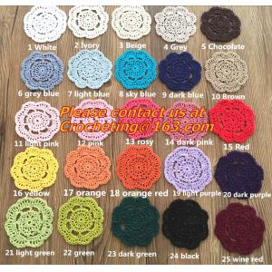 Buy cheap Retro pattern Crochet Doily Crochet cup mat Applique Home Decoration, Crochet Doily product
