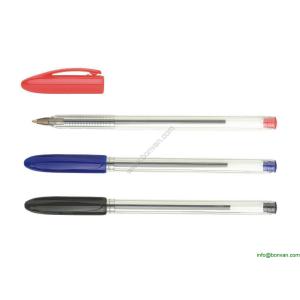 Buy cheap cheap office ink ball pen with cap, from china factory directly from wholesalers