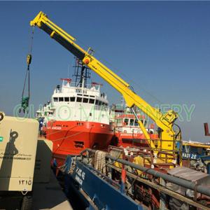 Buy cheap 30M Electro Telescopic Boom Dinghy Lifting Crane from wholesalers