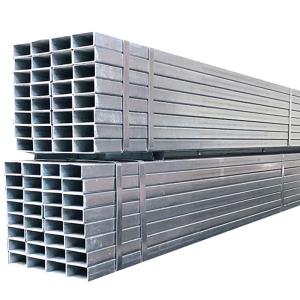 Buy cheap Invoicing by theoretical weight gi square pipe galvanized square and rectangular steel pipe 2x40x80x5850mm Structure Pipe from wholesalers