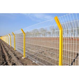 Buy cheap Triangular V Mesh Security Fence PVC Coated 3D Curved Wire Mesh Garden Fence from wholesalers