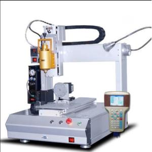 Buy cheap Utilize Trapezoidal Acceleration/Deceleration Auto Glue Dispensing Machine in Silver from wholesalers