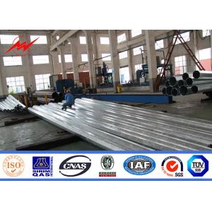 Buy cheap 16m Q345 bitumen electrical power pole for overheadline project from wholesalers