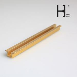 Buy cheap 62%cu Certification Brass U Profile , Fadeless Metal U Frame from wholesalers