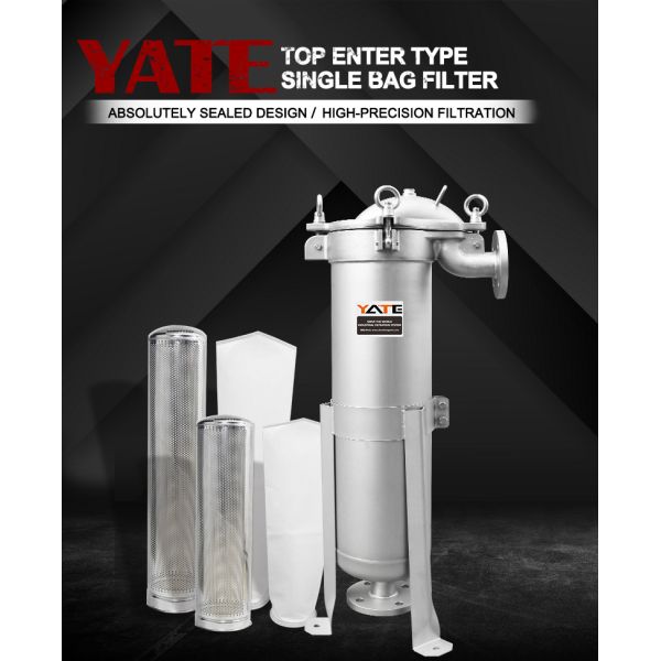 Stainless Steel 316 Bag Filter Housing with 0.6Mpa Working Pressure and 0.5 μm Filtration Precision