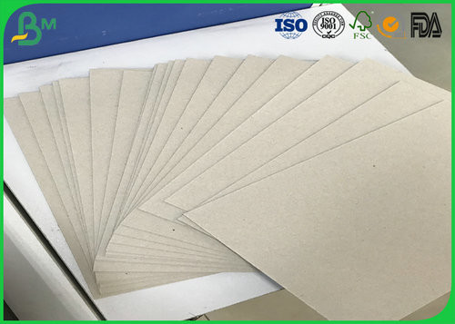 1.0mm Thickness Recycled Pulp Double Sides Uncoated Grey Chip Board With Grey