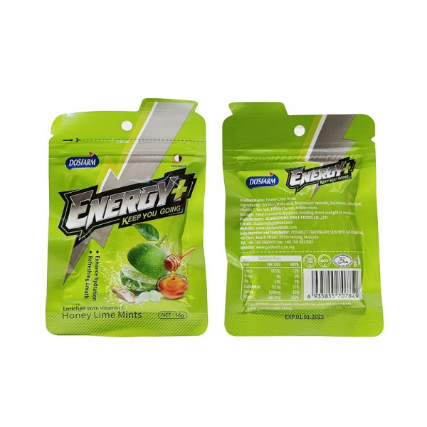 Quality Vitamin Honey Lime Sugar Free Fruit Mints Refreshing Customized Manufacturer for sale