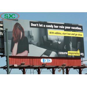 6000cd Brightness Outdoor Full Color LED Display P10 IP65/IP54 Low Power