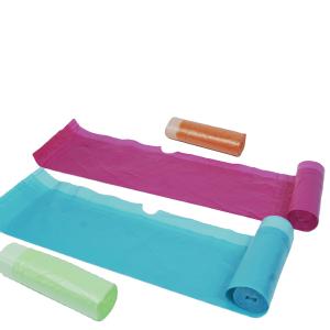 Rolls of Disposable Drawtape Trash Bags for Easy and Convenient Kitchen Waste