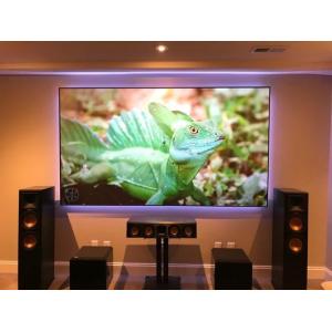 Acoustically Transparent Fabric Fixed Frame Screen with 10Cm Velvet Aluminum