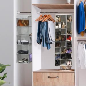Buy cheap SIMPLE HOUSEWARE 5 SHELVES HANGING CLOSET ORGANIZER, GRAY from wholesalers