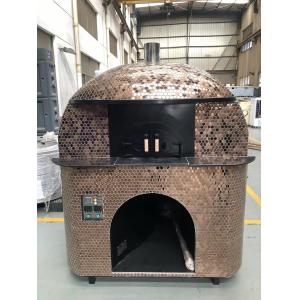 Buy cheap Wood Fired Pizza Oven 1400x2100mm with Lava Rock Base from wholesalers