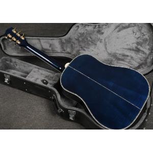 Buy cheap Custom Gibson Style Solid Adirondack Spruce Top Solid Tiger Maple Back Side J-45 Acoustic Guitar in Blue from wholesalers