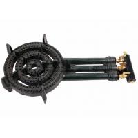 Buy cheap LPG / LNG Three Pipes Cast Iron Gas Burner 3 Ring Outdoor BBQ Camping product