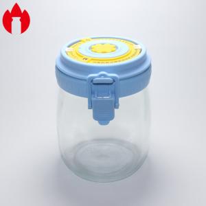 Buy cheap Customized 500ml 1000ml Glass Bottle Jar With Plastic Cap from wholesalers
