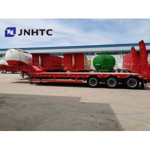 3 Axles Gooseneck Low Bed Semi Trailer Customizable