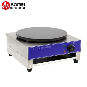 Commercial Snack Machine TGC-1 Double Head Crepe Pancake Maker with 2800Pa