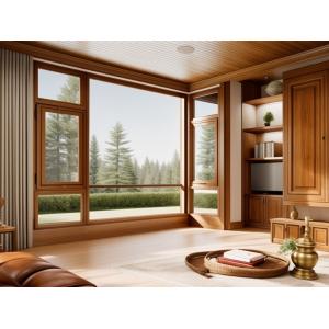 Dustproof Aluminium Frame Casement Window Horizontal Fiberglass Screen