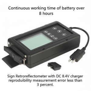 Buy cheap Continuous working time of battery over 8 hours Sign Retroreflectometer with DC 8.4V charger and reproducibility measurement error less than 3 percent from wholesalers