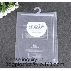 Buy cheap Biodegradable Compostable pac Hanger Garment Underwear Clothes Package Hanging Hook Plastic Bag With Self-Adhesive Seal from wholesalers