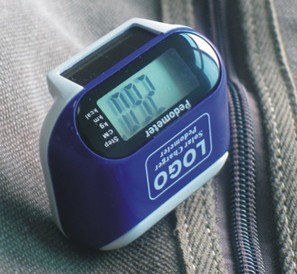 Buy cheap Solar pedometer with distance and calorie function from wholesalers