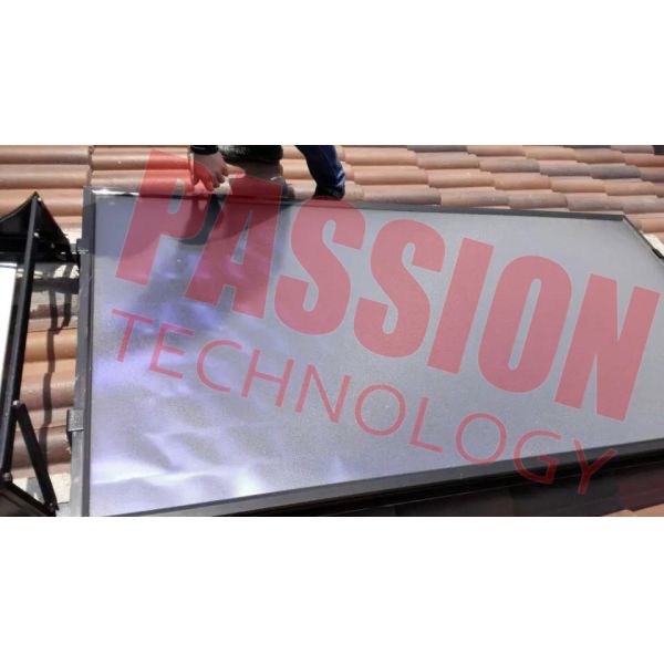 Buy cheap Natural Circulation Flat Panel Solar Collector Blue Titanium With Connection Accessory from wholesalers