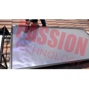 Buy cheap Natural Circulation Flat Panel Solar Collector Blue Titanium With Connection Accessory from wholesalers