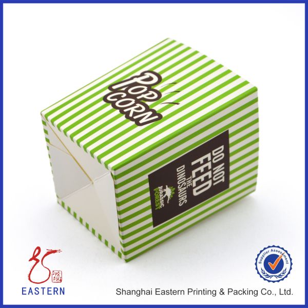 Quality Green Food Grade Cardboard Packaging Boxes With Auto Lock Bottom for sale