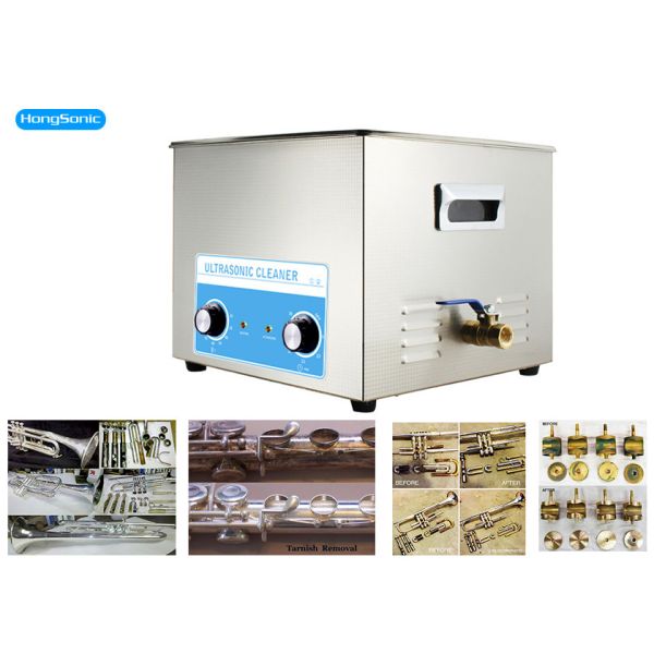 Quality Musical Instrument Mechanical Ultrasonic Cleaner 10L SUS304 Tank With Heater for sale