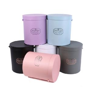 Buy cheap Gift Cylinder Bouquet Flower Box Packaging With Ribbon Custom from wholesalers