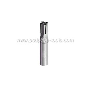 Twisted Helical PCD End Mills High Temp Assistance For Aluminum Alloy